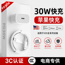 30w苹果快充iphone14充电器12pro数据线13充电头x手机xrPD套装