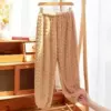 Jacquard khaki pants