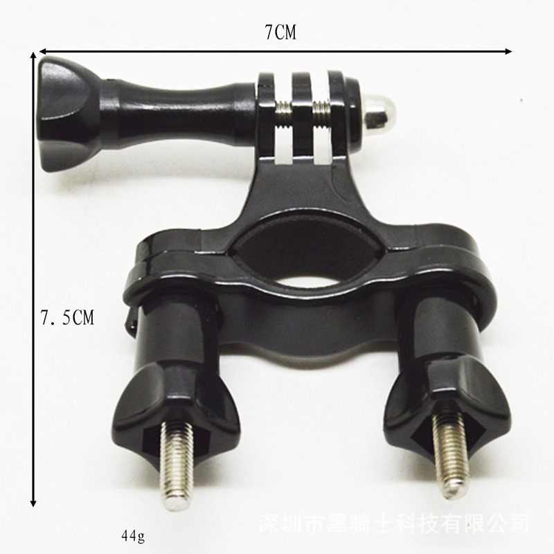 适用于Gopro运动相机自行车单车支架横杠夹骑行必备手机固定支架