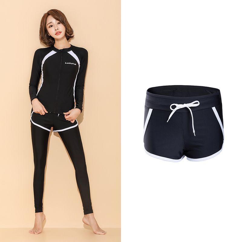 Han nuevo traje de buceo de mujer de manga larga conservador de secado rápido buceo spa madre trajes de baño fábrica comercio al por mayor