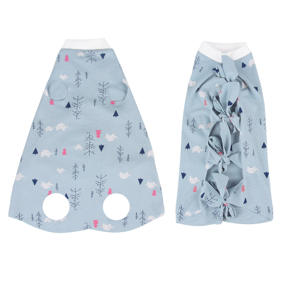 Ropa de recuperación postoperatoria para mascotas, ropa de esterilización para gatos, ropa de destete, ropa fisiológica transpirable, anti-lamidación y anti-mordida