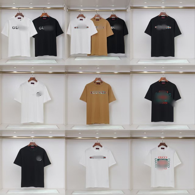 G家の人気商品、高品質純綿半袖Tシャツ、メンズプリント、男女兼用、トレンドブランド、輸出向け、ゆったり半袖|undefined