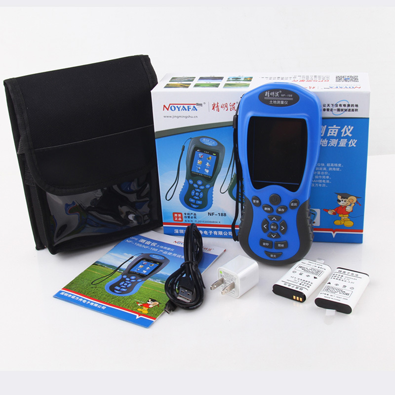 NOYAFA Inglés Jingming ratón NF-198 mu instrumento de medición GPS de mano área de tierra instrumento de medición de volumen de tierras de cultivo Campo
