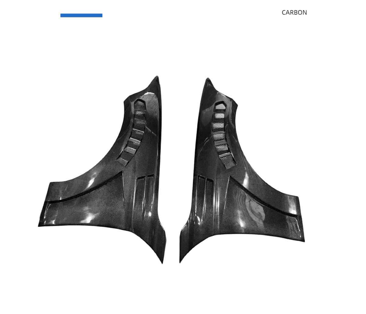 Suitable for BMW 1 Series hatchback modified carbon fiber perforated fenders, BMW 2 Series F22 mud flaps and fenders