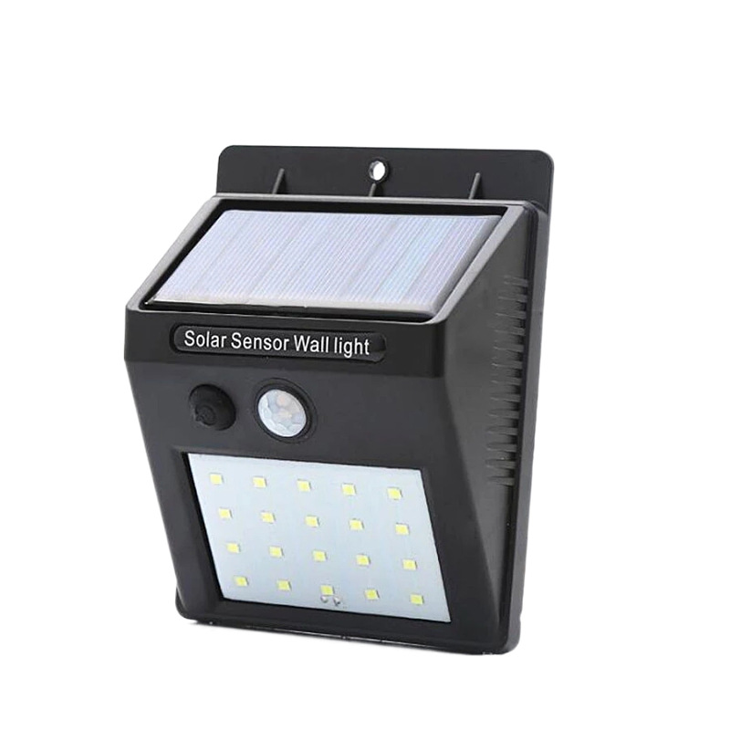 Amazon solar luminoso de tres lados 30 + 5 + 5LED lámpara de pared al aire libre impermeable jardín luz de emergencia luz del pasillo