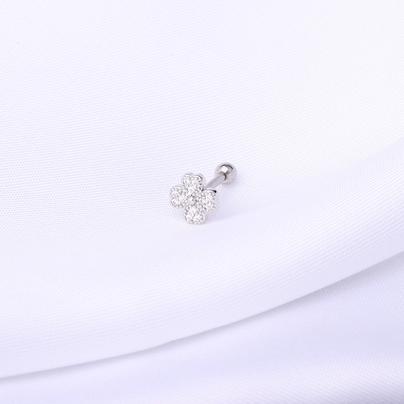 Fashion new simple style copper thick rod earrings wholesale