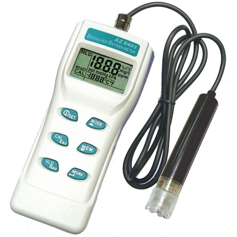 台湾衡欣AZ8403溶解氧仪 水产鱼塘养殖溶解氧测定仪 溶氧仪