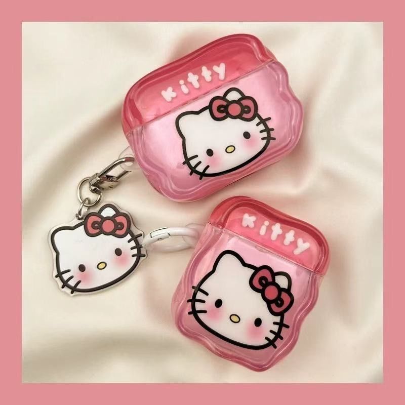 Avatar de gato kt es adecuado para Apple AirPods 4 generación estuche Bluetooth Airpod Pro3 / 2 estuche de auriculares