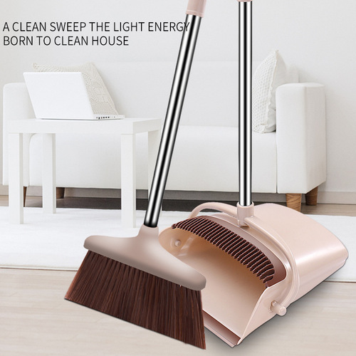 Broom set combination dustpan household plastic dust bucket broom two-piece set garbage shovel broom cleaning mop