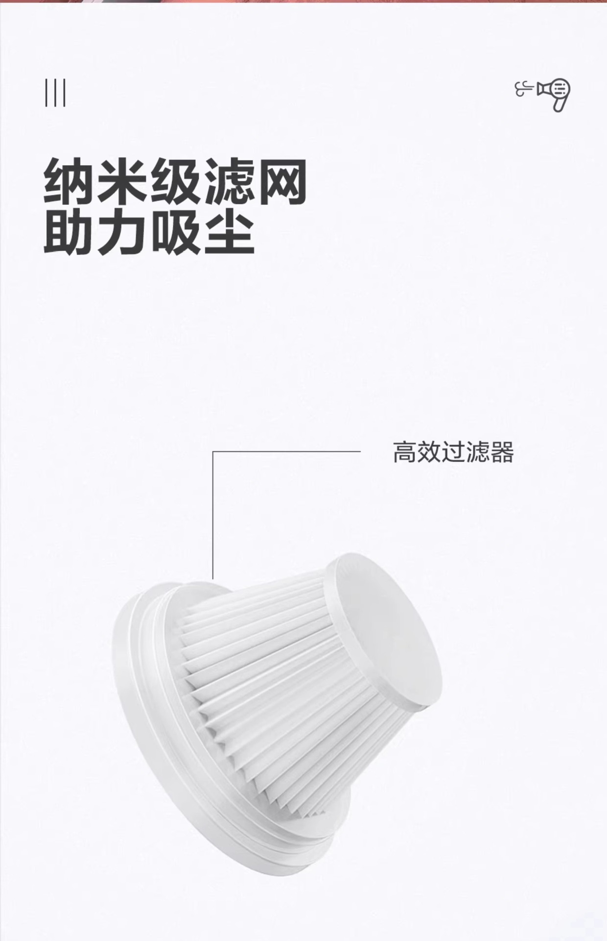 Deli Car Vacuum Cleaner Handheld Small 2025 New Model In-Car Blowing and Vacuuming Machine Home Use Wireless Super Powerful Suction