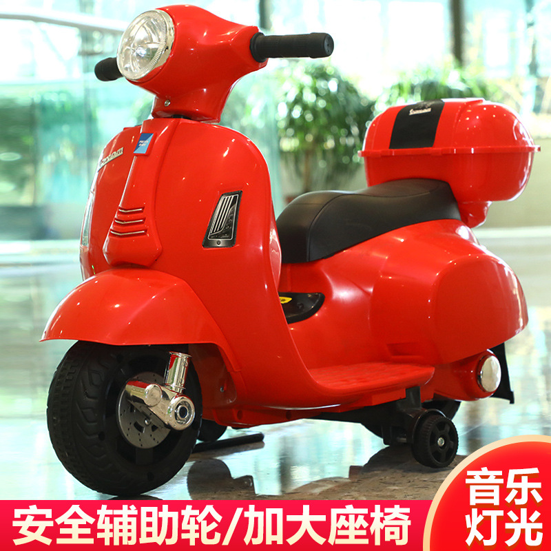 Niños motocicleta eléctrica triciclo de 1 - 4 años se puede sentar bebé coche de juguete recargable exportación de comercio exterior image 3