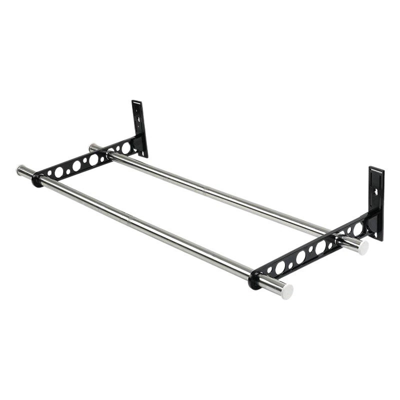 Складная вешалка для одежды без перфорации настенная невидимая Вешалка из алюминиевого сплава Балконная карта оконная рама вешалка для ванной комнаты