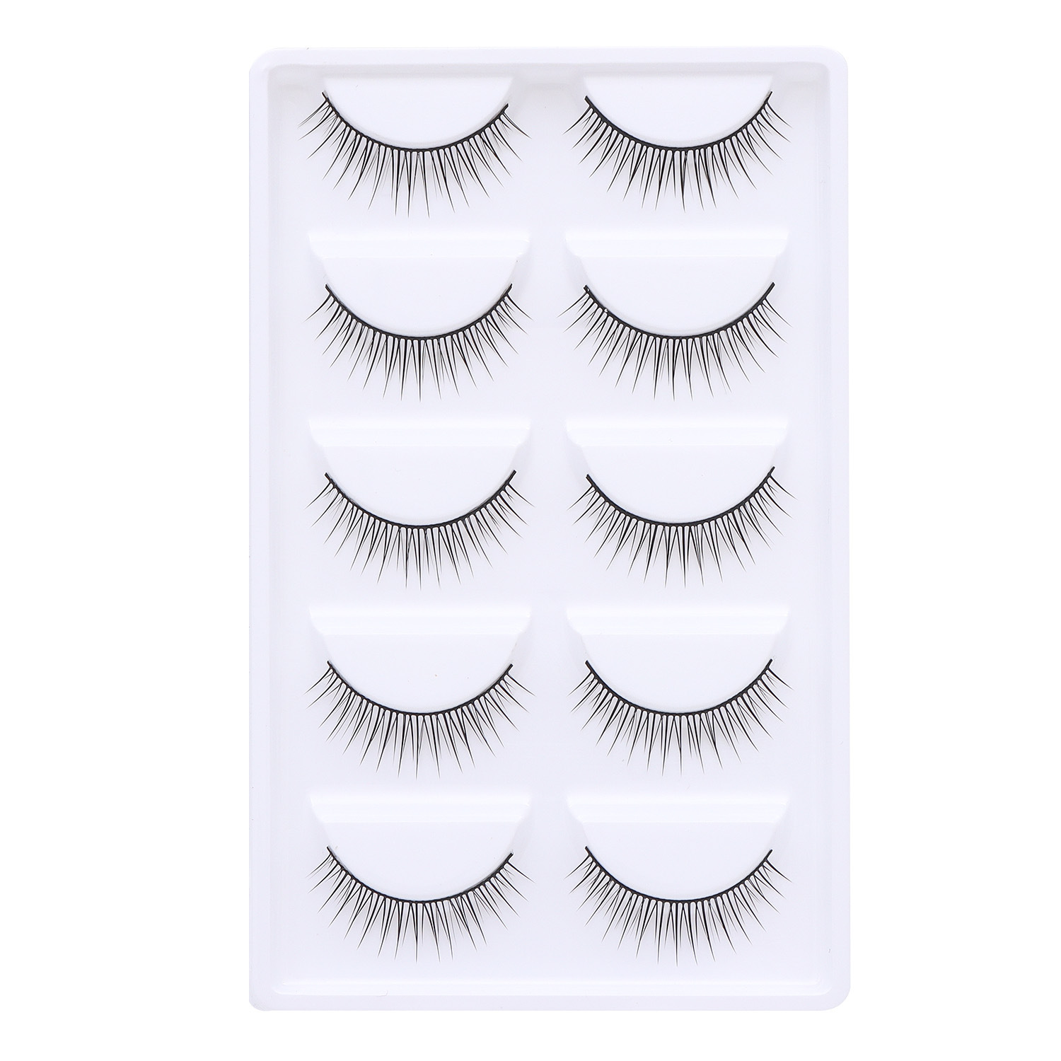 Wangwang Dog Dog Black Terrier Cómics Ojos Pequeños Demonios Pestañas postizas Barbie Mestizo Eyes Simulación natural Transfronterizo