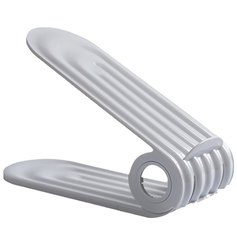 Soporte de zapatos ajustable multifuncional de doble capa, soporte de zapatos de doble capa plegable, almacenamiento de zapatos de almacenamiento de artefactos mágicos, estratificación