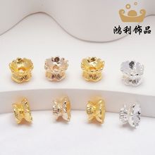 14K����ɫ�p��ɏ���� ��С̖���黨ñ �U������diy����Ʒ���