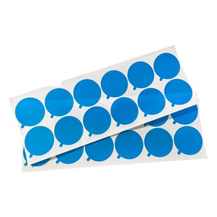 Die-cut mobile phone lens blue PE film glass lens self-adhesive dustproof round protective film transparent packaging film wholesale