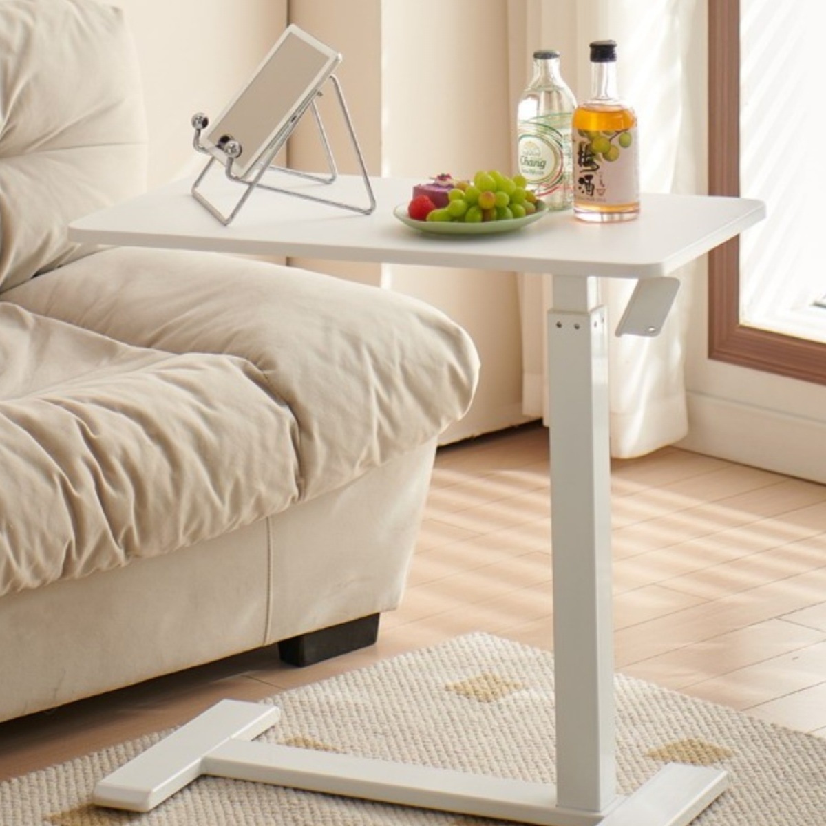 可移动床边桌家用升降桌书桌办公桌简约沙发边小桌子笔记本电脑桌