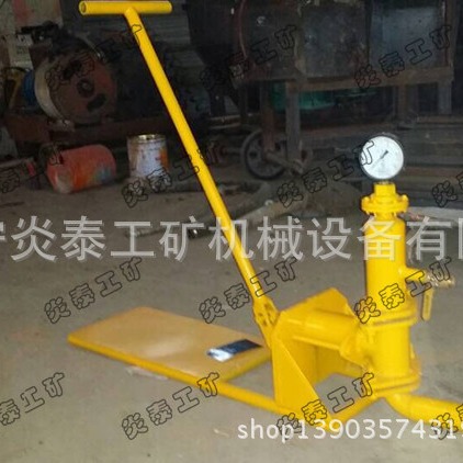 防水堵漏填缝手动水泥浆注浆泵  化学浆灌浆机 手动摇杆泵厂