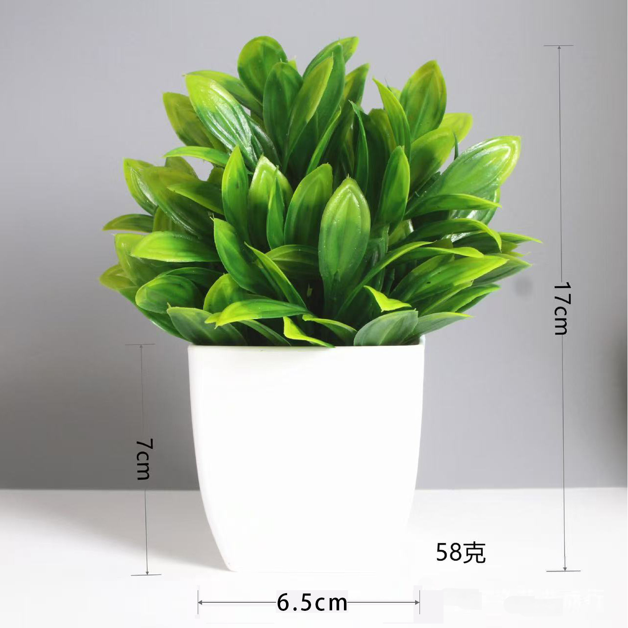 Transfronterizos venta caliente planta simulada planta simulada verde decoración interior y exterior maceta de plástico maceta de eucalyptus image 12
