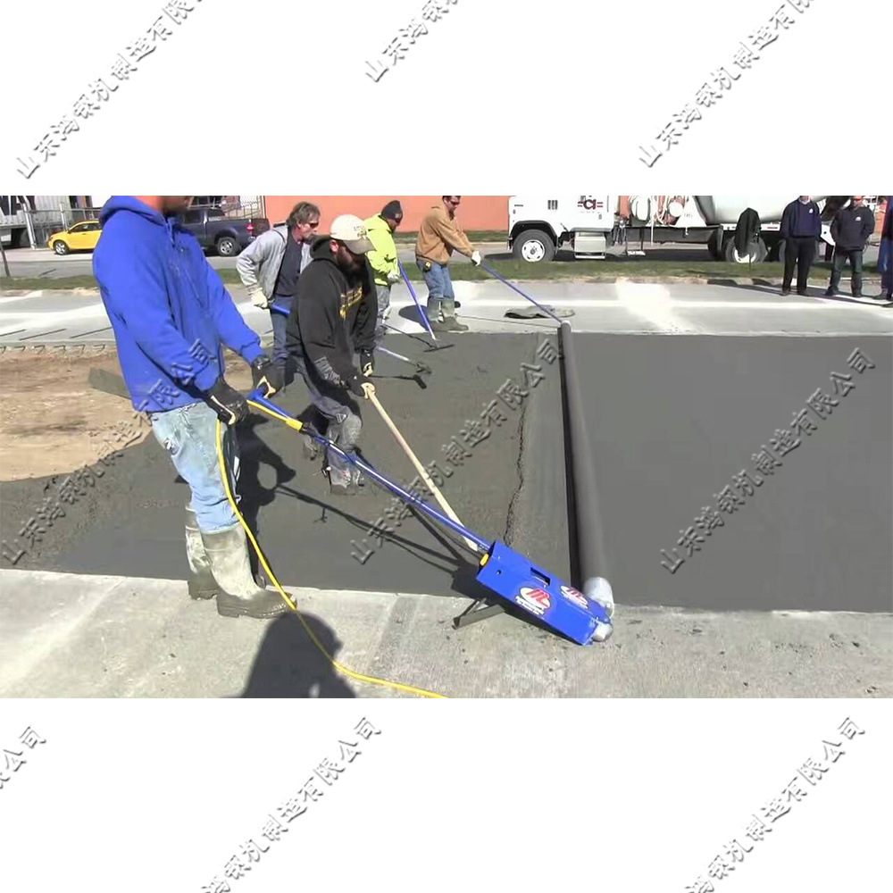 河堤混凝土摊铺机 手拉式小型路面整平机 建筑工程透水地坪滚平机