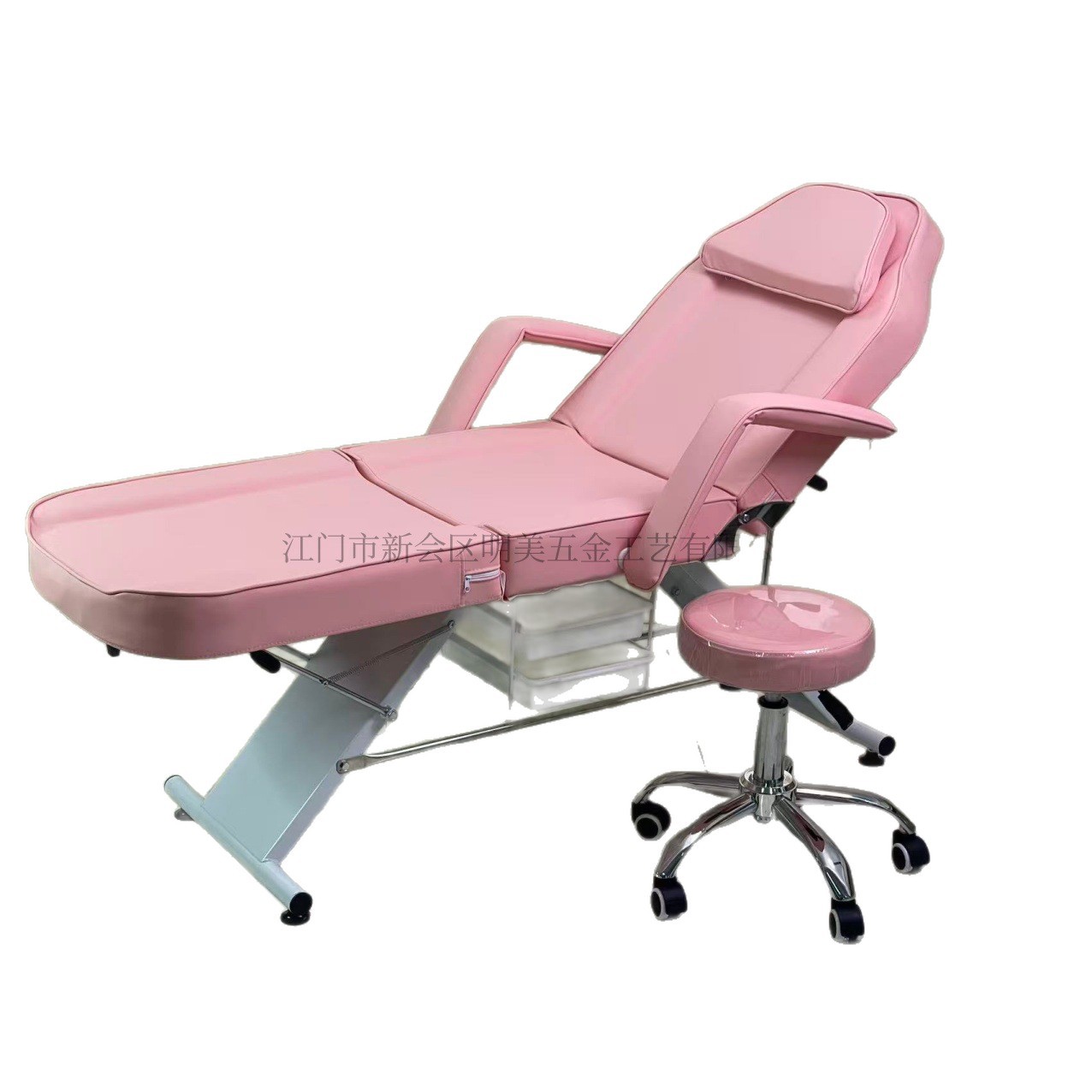 Cama de belleza de salón de belleza de pestañas bordadas tatuajes de cejas camas de fisioterapia multifuncional micro acabado silla de inyección cama con taburetes
