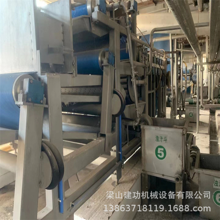 二手真空皮带脱水机 橡胶带式真空过滤机 铁矿尾矿泥浆脱水设备