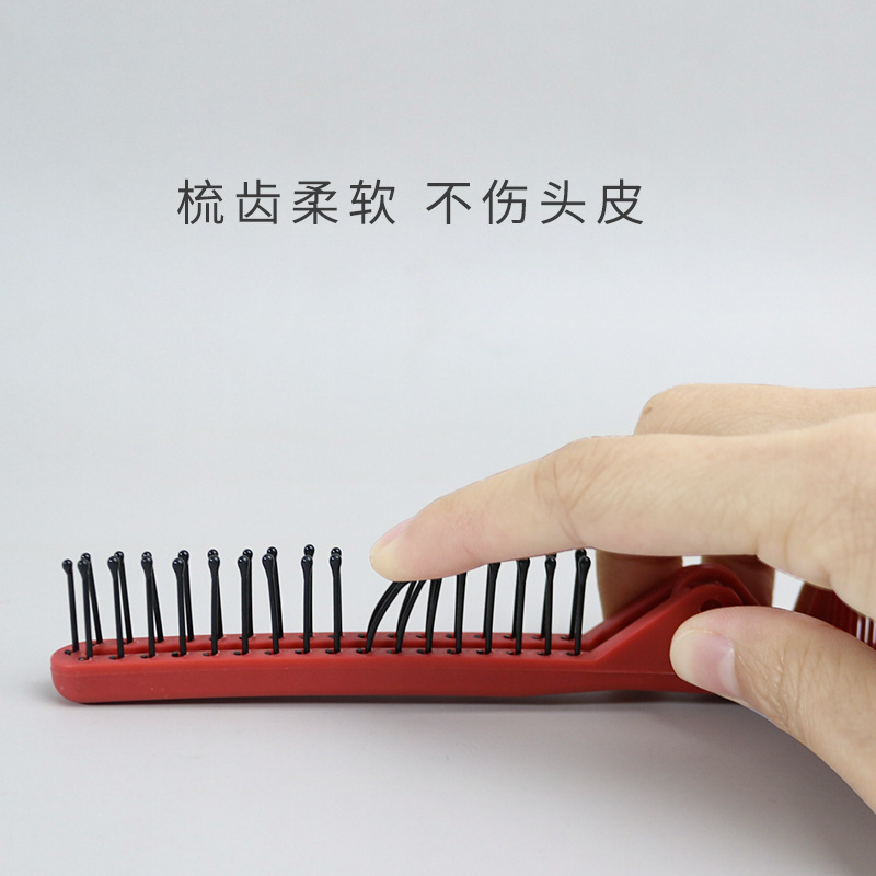 Peine plegable para niños, trenzado de patrones para bebés y niñas, sin dañar el cabello