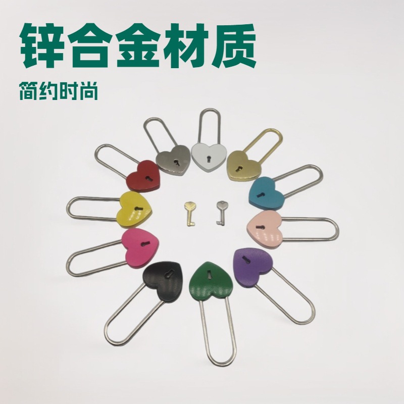 Factory Direct Sales Tourist Attraction Couple Love Wishing Lock Love Lock Peach Heart Lock