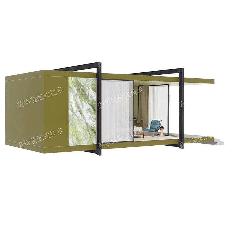 Campana de hotel al aire libre Granja de vacaciones pequeñas de una habitación y una sala de estar con baño nuevo estilo de campana de alojamiento residencial