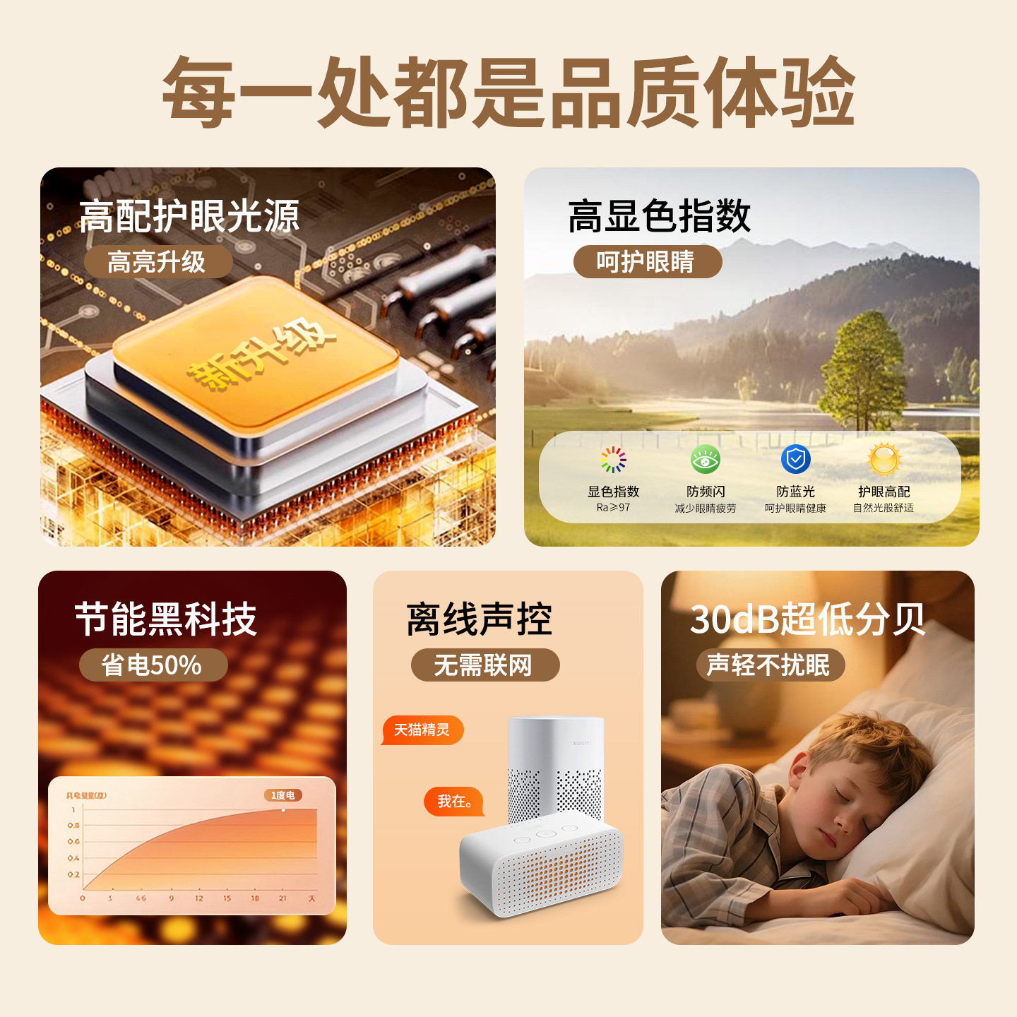 Lámpara de ventilador de comedor nueva estética de la lámpara de techo de la impresión de estilo medieval Zhongshan lámpara 473L image 3