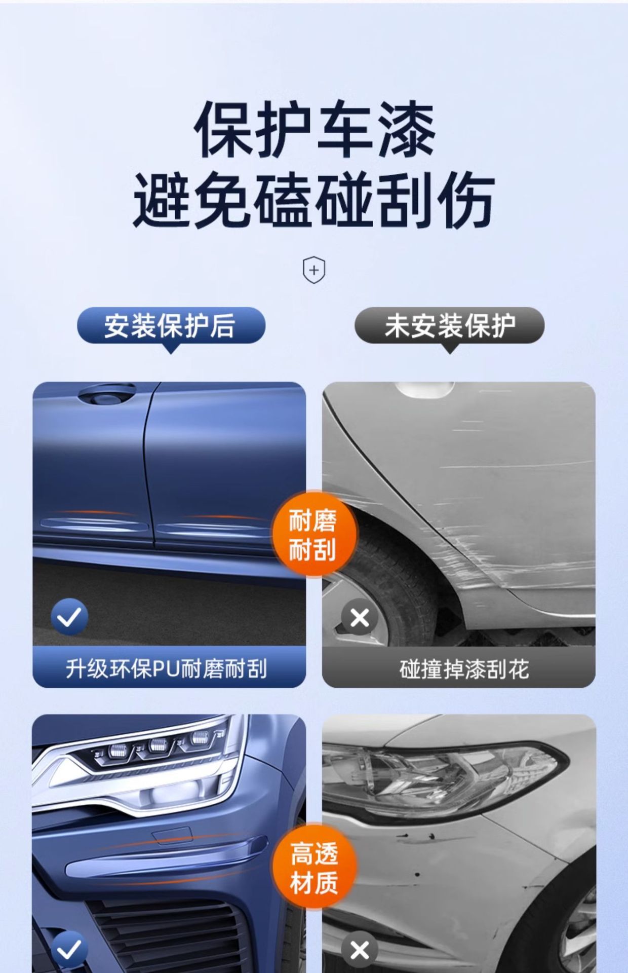 [Oem Customization] Car Bumper Anti-Collision Strip Anti-Scratch Protector Car Door Protection Strip Car Body Anti-Collision Strip