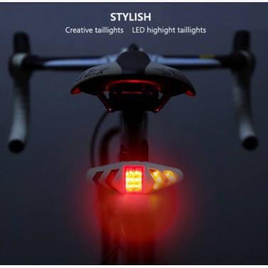 Bicicleta a su vez la luz de control remoto inalámbrico bicicleta de montaña luz trasera luz intermitente luz trasera de la bicicleta