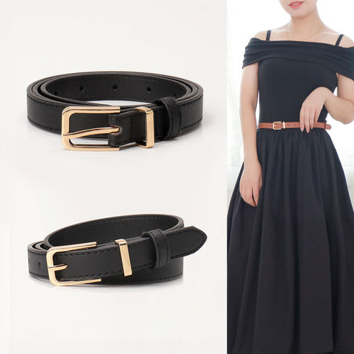 Ladies Belt New Fashion Casual Belt for Women Versatile High-End Simple Ins Style Belt for Jeans Wholesale