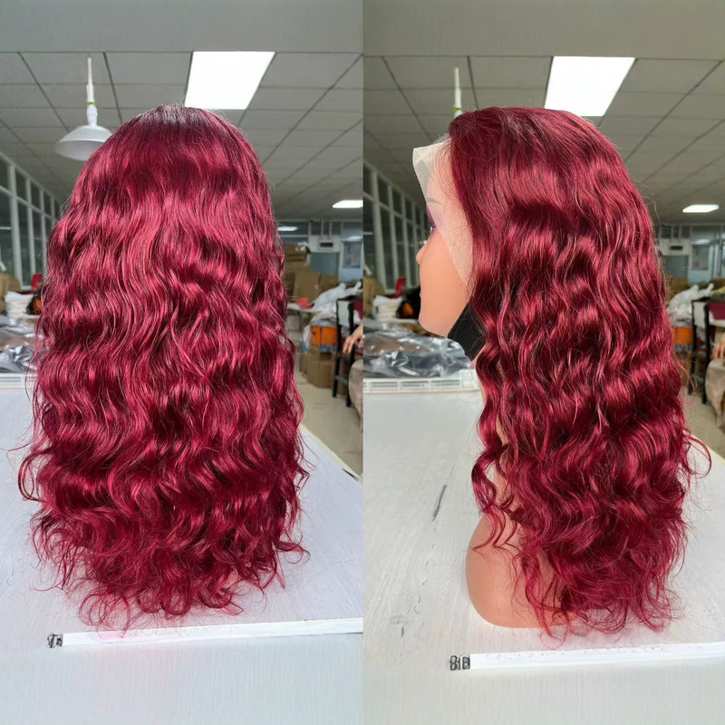 13*4 Front Lace European and American Style Hot-Selling Real Human Hair Large Wave Full Head Wig 13*4 Front Lace European and American Style Hot-Selling Real Human Hair Large Wave Full Head Wig