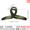 Matte green crab pin, fresh fashionable hairgrip, Korean style, wide color palette, simple and elegant design