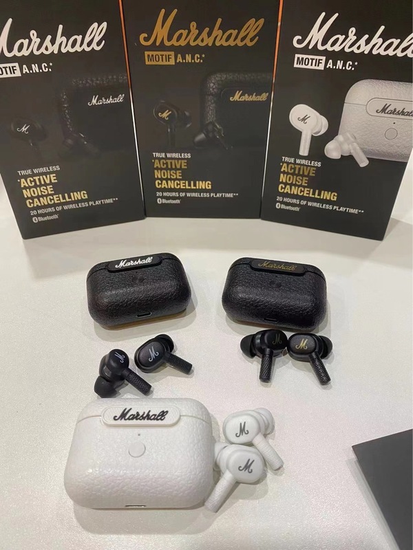 マーシャルmarshal minor ancワイヤレスbluetoothイヤホンには、ノイズインイヤースポーツ耳栓m4が付属しています|undefined