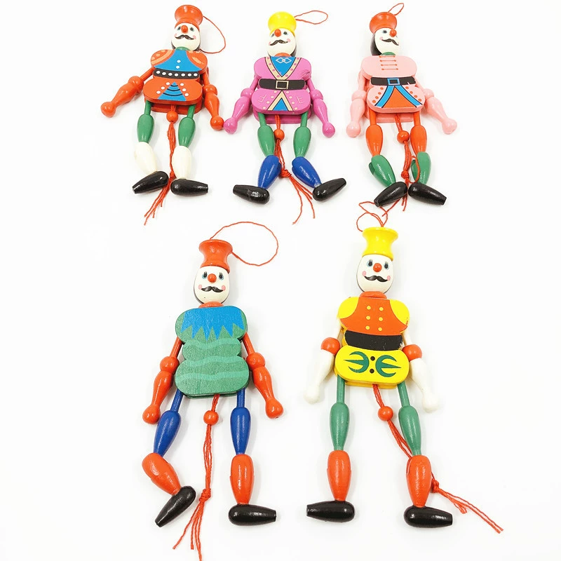 Wooden toy with cord, puppet, soldier, pendant, Birthday gift