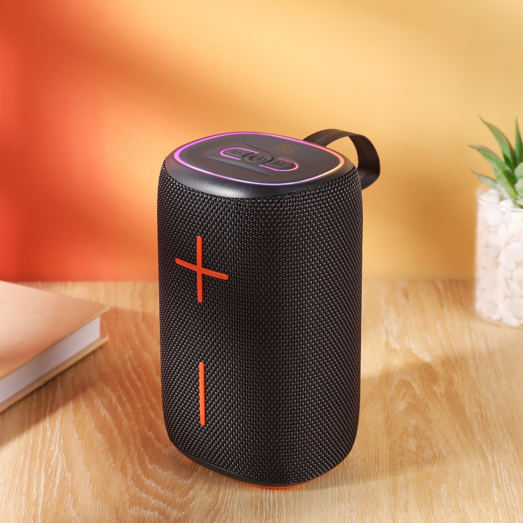 Transfronterizo TG464 Bluetooth Audio inalámbrico TWS Pareja Altavoz de tarjeta de coche de alta calidad Mini subwoofer para exteriores