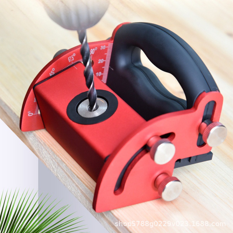 家具打孔定位器斜孔中心线划线器木板拼接安装工具精准定位神器