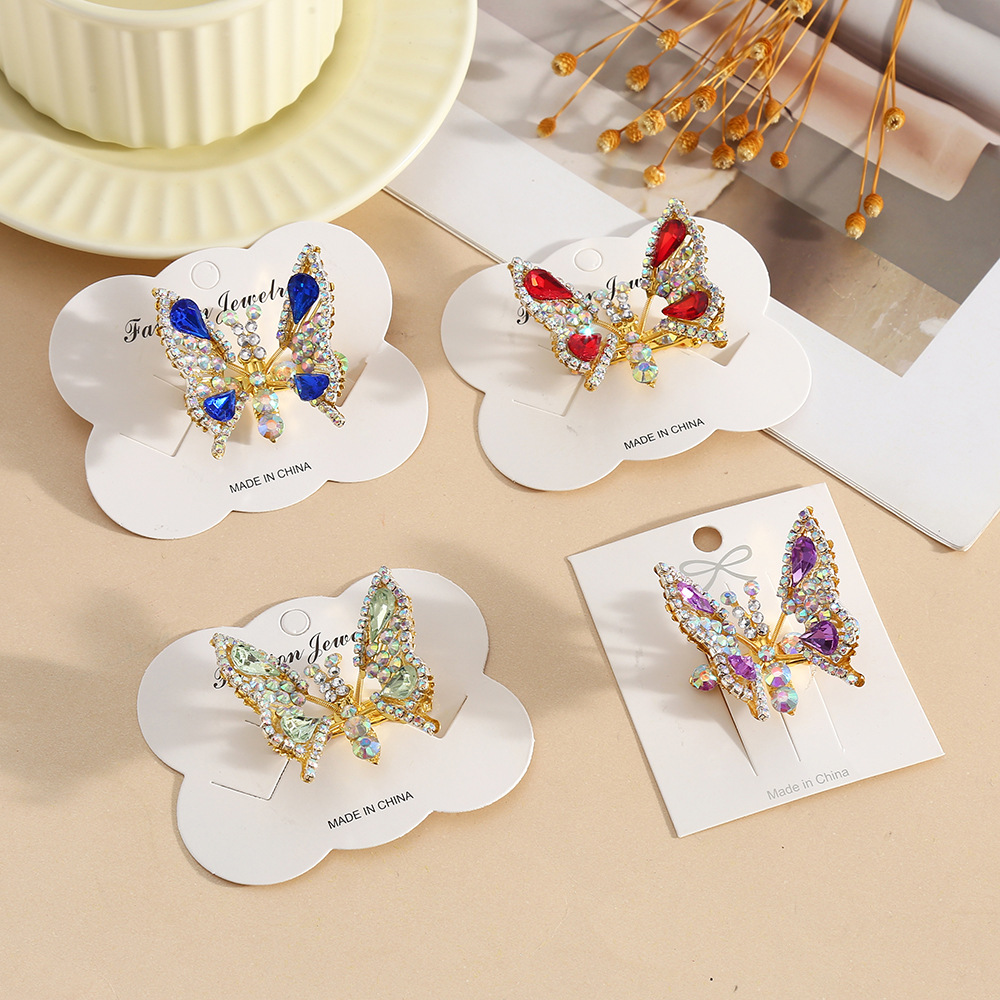 20g Weight Hair Clip Hair Accessories Type 1 Piece Quantity Simple Style Classic Style Women's Butterfly Metal Plating Hair Clip