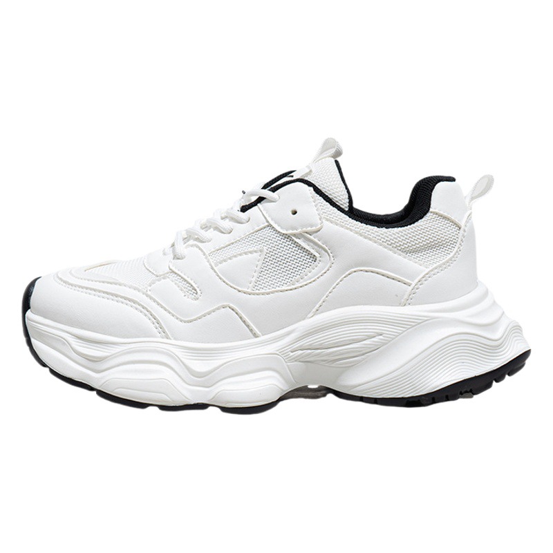 Zapatillas deportivas de malla transpirable para mujer, estilo minimalista, blancas, para el campus, hacen que los pies parezcan más pequeños, calzado estudiantil para todas las estaciones.