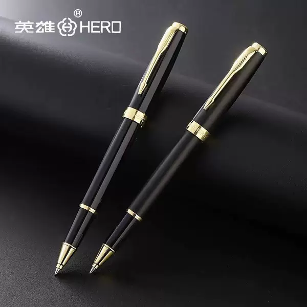 Hero 1502 Baozhu Signature Pen Heavy Feel Metal Rod Advanced Sense Enterprise Business Office Meeting Gift Engraving