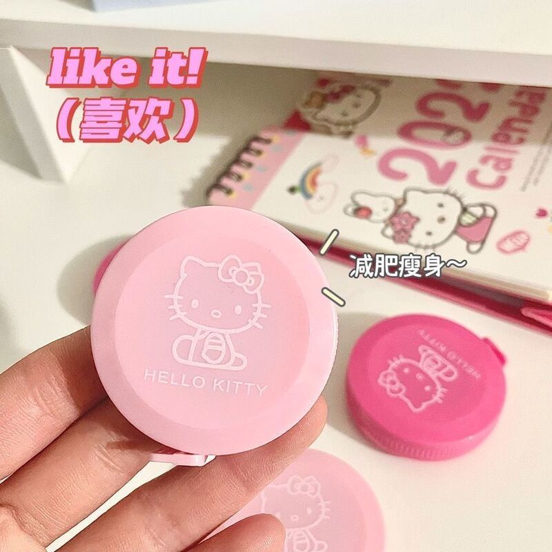 Kt猫可爱い寮巻き尺ミニ1.5m定規計量衣定規服ソフト定規ウエスト三囲測定定規|undefined