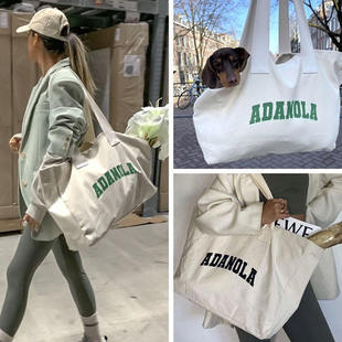 2024 new fashion 5cm portable tote canvas bag custom shopping bag gift bag custom