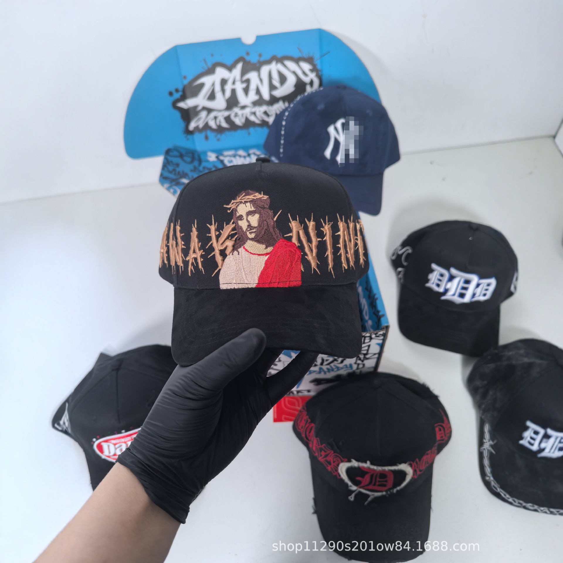 Una pieza de envío gratuito marca de moda americana tendencia europea y americana DANDY HATS sombrero de béisbol sombrero dandy