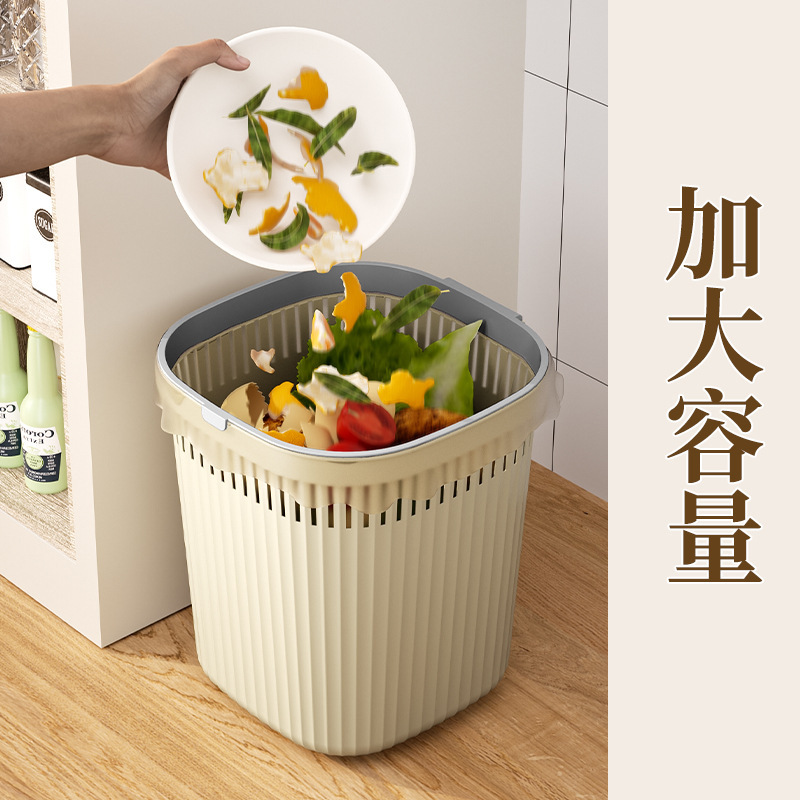 25年新型ゴミ箱家庭用トイレ圧輪無蓋キッチン寝室大容量オフィス客間紙かご|undefined