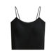 Ice silk seamless cross thin belt beautiful back camisole one-piece fixed cup outer wear inner long chest wrap tube top