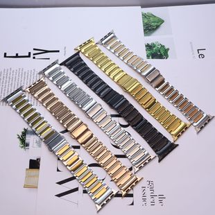 Suitable for Apple Applewatch I-Shaped Stainless Steel Solid Strap S9S10Ultra2 Series Metal Strap
