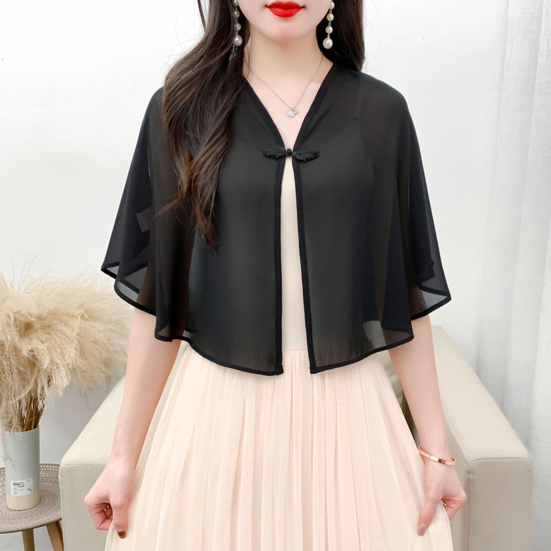 Thin Sun Protection Clothing for Women, Summer Outer Tops, Cardigans, Tulle with Suspender Skirts, Blouses, Chiffon Shawls Thin Sun Protection Clothing for Women, Summer Outer Tops, Cardigans, Tulle with Suspender Skirts, Blouses, Chiffon Shawls