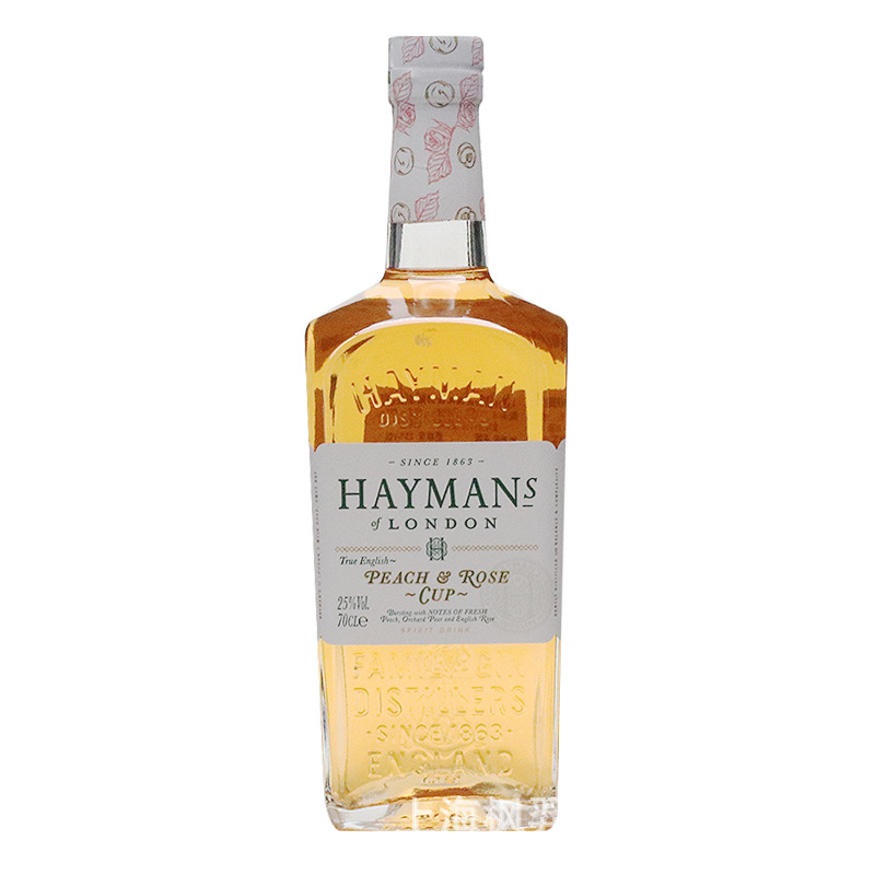 洋酒 Hayman's Peach Rose 海曼蜜桃玫瑰味金力娇酒 配制酒 英国